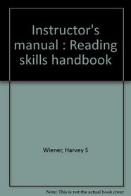 Instructor's manual : Reading skills handbook