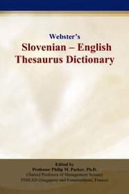 Websters Slovenian - English Thesaurus Dictionary