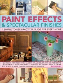 Paint Effects & Spectacular Finishes: a simple-to-use prac guide for every home: How to give every room a new lease of life, use colors with confidence ... by step in more than 300 color photographs