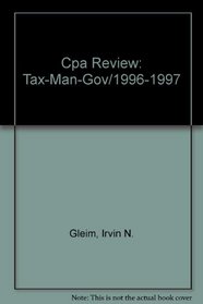 Cpa Review: Tax-Man-Gov/1996-1997
