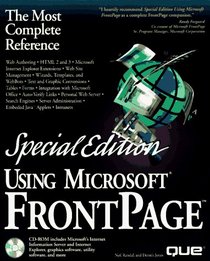 Using Microsoft Frontpage: Special Edition (Using ... (Que))
