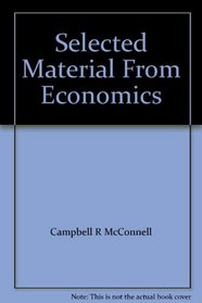 Selected Material From Economics