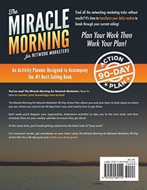 The Miracle Morning for Network Marketers 90-Day Action Planner (The Miracle Morning for Network Marketing) (Volume 2)