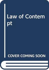 Borrie & Lowe's Law of Contempt