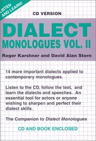 Dialect Monologues: Volume II with CD (Audio)