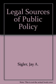 The legal sources of public policy