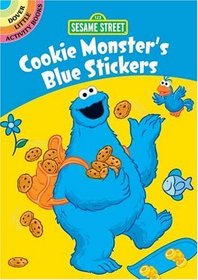 Sesame Street Cookie Monster's Blue Stickers