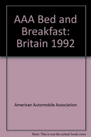 AAA Bed and Breakfast: Britain 1992