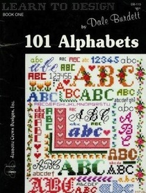 101 Alphabets by Learn to Design - Book 1 Cross Stitching