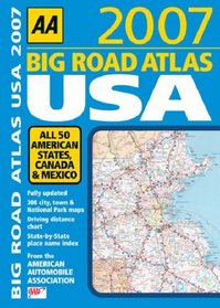 AA Big Road Atlas USA (AA Atlases)
