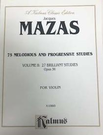 Seventy-five Melodious and Progressive Studies, Op. 36 (Kalmus Edition)