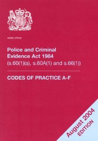 Police and Criminal Evidence Act 1984: Codes of Practice: Codes of Practice (s.60 (1) and s.66)