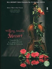 Music Minus One Violin: MOZART Violin Concerto No. 5 in A major, KV219 (Book & 2 CDs)