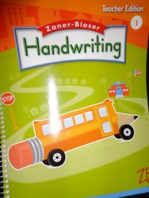 Zaner-Bloser Handwriting Teachers Editon 1