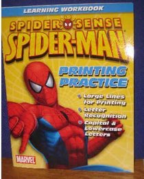 Spider Sense, Spider-man Printing Practice (Learning Workbook Spider Sense, Spiderman Printing Practice)