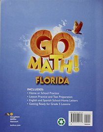 Go Math!: MAFS Student Standards Practice Book Grade 4
