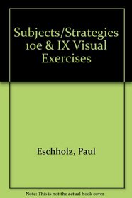 Subjects/Strategies 10e & ix visual exercises
