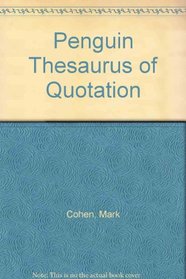 Penguin Thesaurus of Quotation