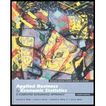 Applied business and economic statistics: A computer integrated approach