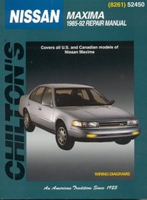 Nissan Maxima, 1985-92 (Chilton's Total Car Care Repair Manual)