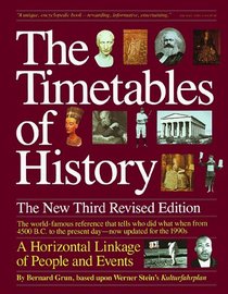 The Timetables of History : A Horizontal Linkage of People and Events (The New Third Revised Edition)