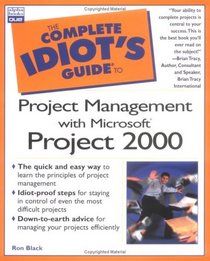 Complete Idiot's Guide to Project Management with Microsoft Project 2000 (Complete Idiot's Guide)