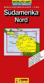Euro-Regionalkarte 1:300.000: Costa Rica, Ecuador, Frz. Guyana, Guyana, Honduras, Kolumbien, Nicaragua, Panama, Peru, Suriname, Venezuela] (World-Cart) (German Edition)