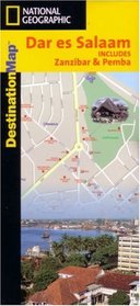 Laminated Dar Es Salaam by National Geographic (National Geographic Destination Map)