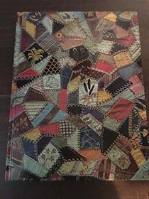 Silk Crazy Patchwork Quilt-Blank Book-Unlined 8 1/2 X 11: Quilts from the Smithsonian