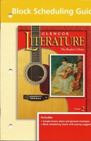Glencoe Literature Course 2 Block Scheduling Guide. (Paperback)