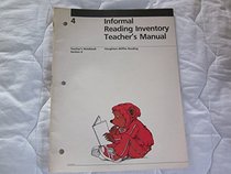 Informal Reading Inventory Teacher's Manual (Houghton Mifflin Reading)