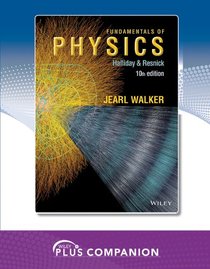 Wiley Plus Companion for Fundamentals of Physics, Halliday & Resnick 10th Edition
