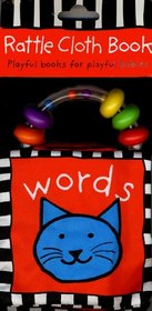Rattle Cloth Book Words
