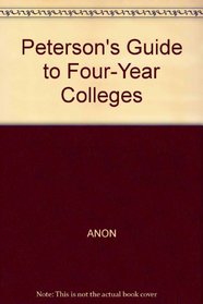 Peterson's Four-Year Colleges with CDROM (Peterson's Four-Year Colleges (W/CD))