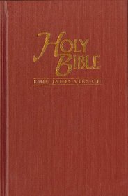 KJV Pew Bible - Red Hardback
