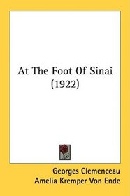 At The Foot Of Sinai (1922)