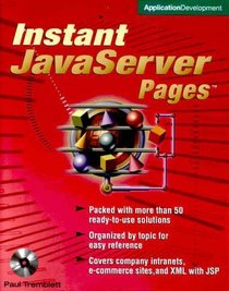 Instant JavaServer Pages (Book/CD-ROM Package)