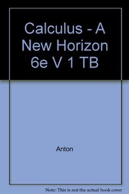 Calculus - A New Horizon 6e V 1 TB