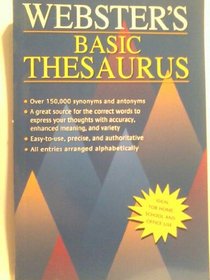 Webster's Basic Thesaurus