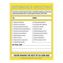 Knock Knock Awesome Citation Nifty Note Pad