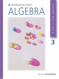 Introductory Algebra (with CD-ROM, BCA/iLrn Tutorial, and InfoTrac)