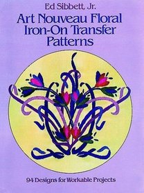 Art Nouveau Floral Iron-On Transfer Patterns