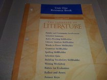 Unit One Resource Book Grade 6 (The Language of Literature)