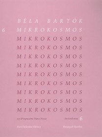 Mikrokosmos Piano Vol. 6, English, French, German, Hungarian Pink (English, French and German Edition)