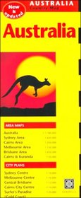 Australia Travel Map, Second Edition