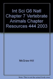 Int Sci G6 Natl Chapter 7 Vertebrate Animals Chapter Resources 444 2003