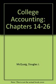 College Accounting: Chapters 14-26