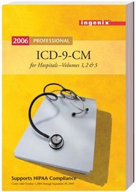 ICD-9-CM Professional for Hospitals, Volumes 1, 2,  3, Fullsize Version, 2006 Edition