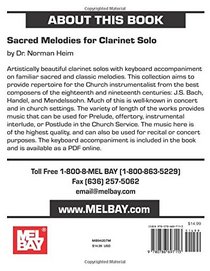 Sacred Melodies for Clarinet Solo