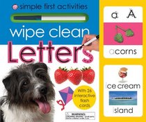 Simple First Activities Wipe Clean Letters
